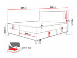 Continental bed Memphis 147