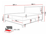 Continental bed Memphis 147