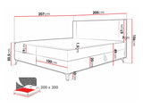 Continental bed Memphis 147