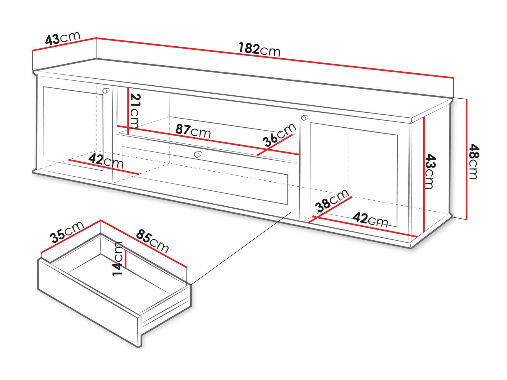TV stand Comfivo Z103