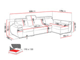 Hjørnesofa Columbus 227