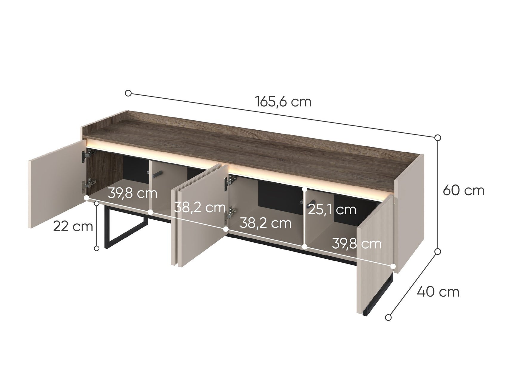 TV-bord Fresno AV104