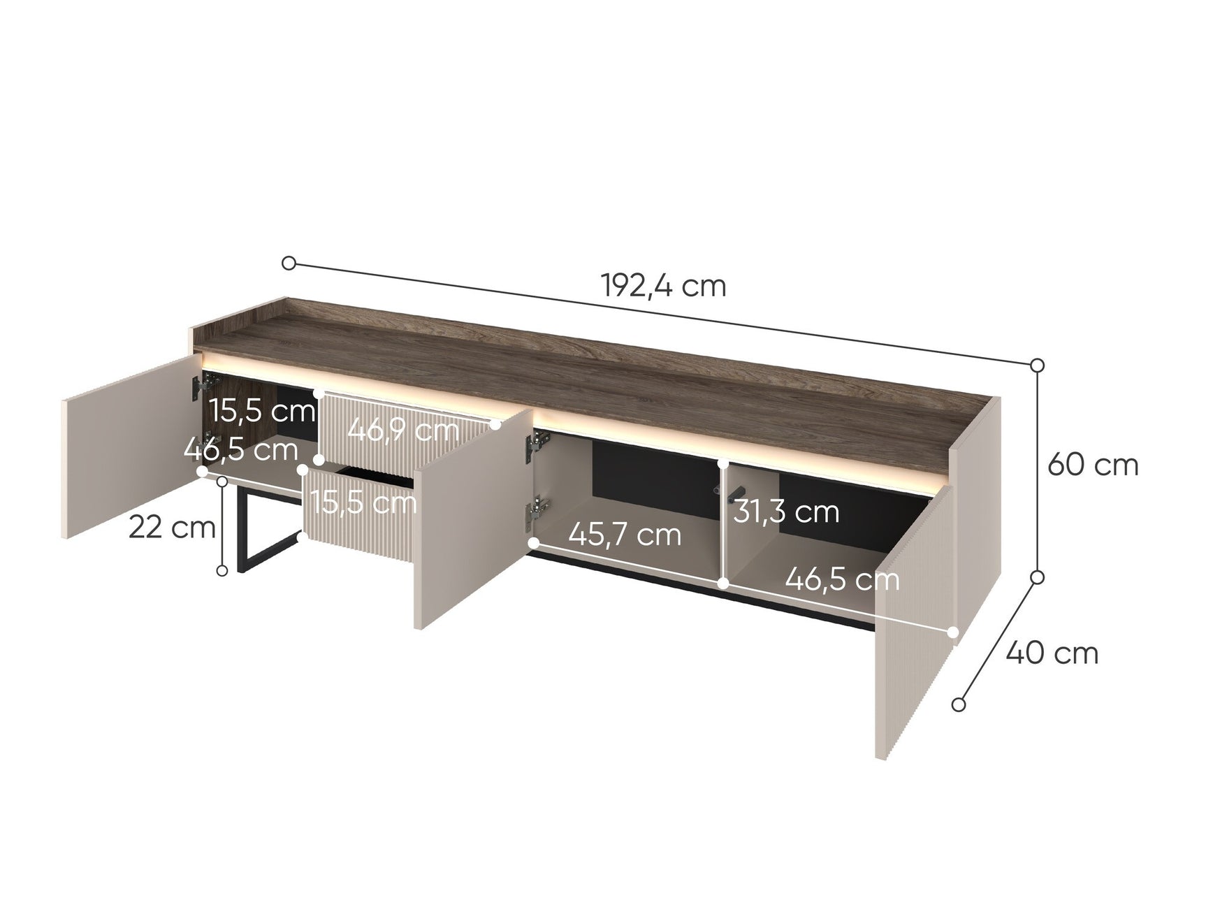 TV-bord Fresno AV105
