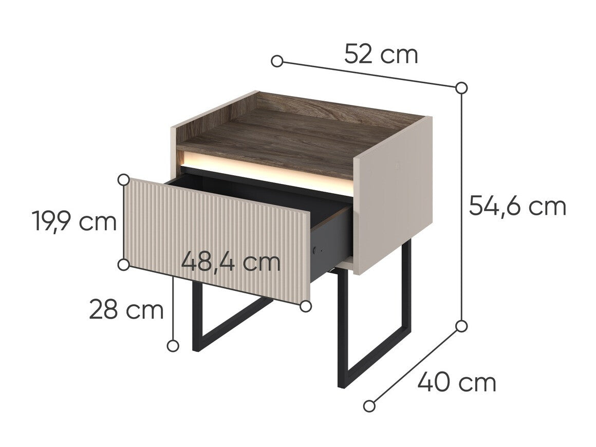 Sengebord Fresno AV107