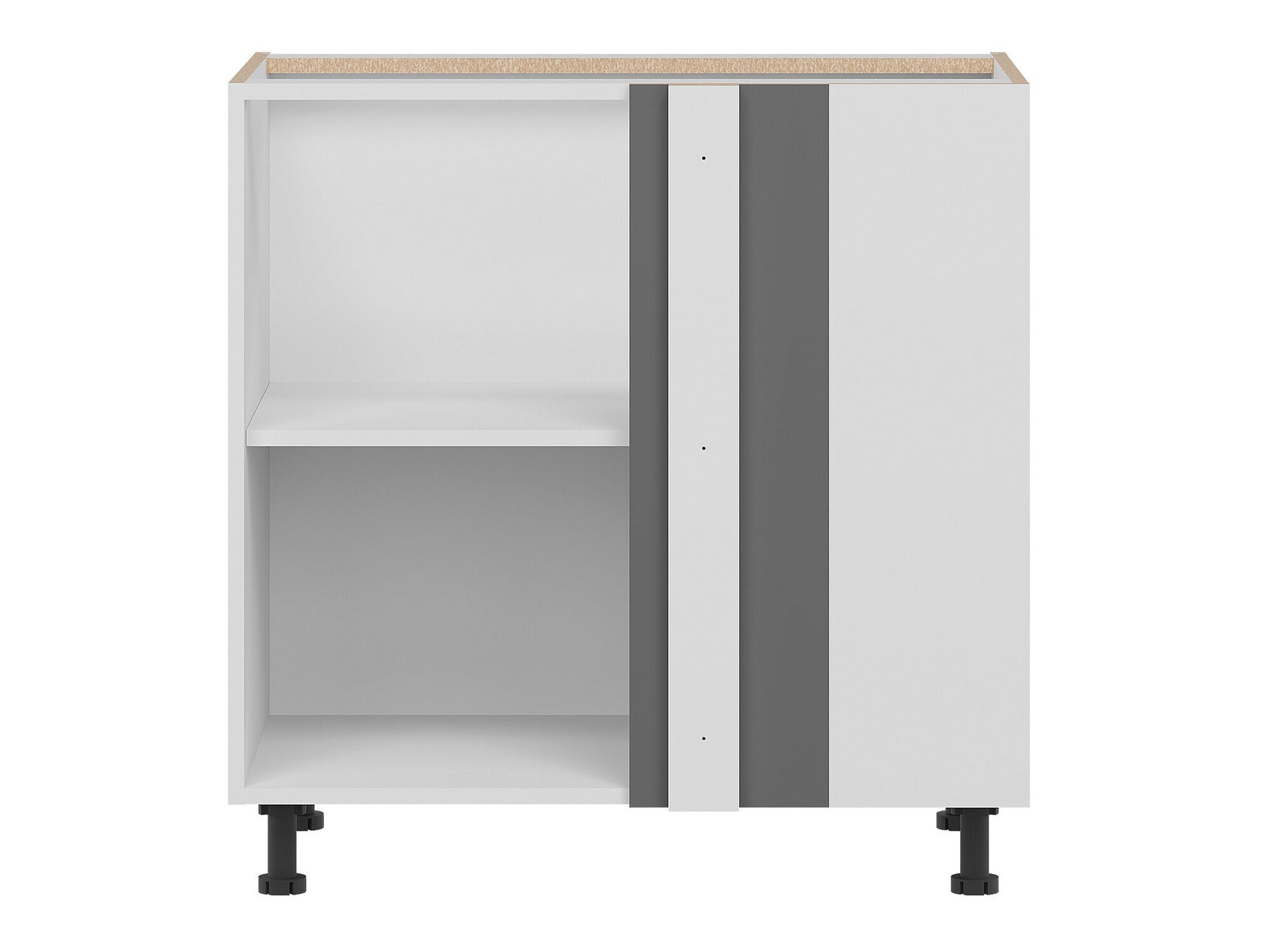 Modulært hjørneskab Tiffa Grey 144