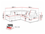 Hjørnesofa Columbus 228