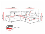 Hjørnesofa Columbus 228