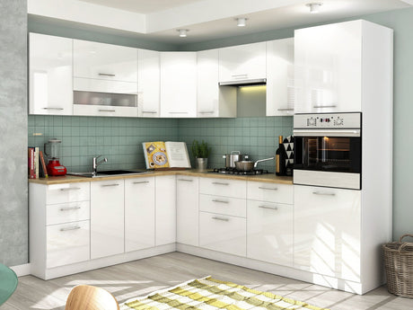 Modulært hjørneskab Tiffa White 148