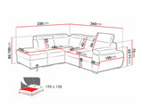 Hjørnesofa Columbus 228