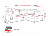 Hjørnesofa Etrcala 108