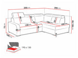 Hjørnesofa Etrcala 108