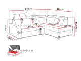 Hjørnesofa Etrcala 108