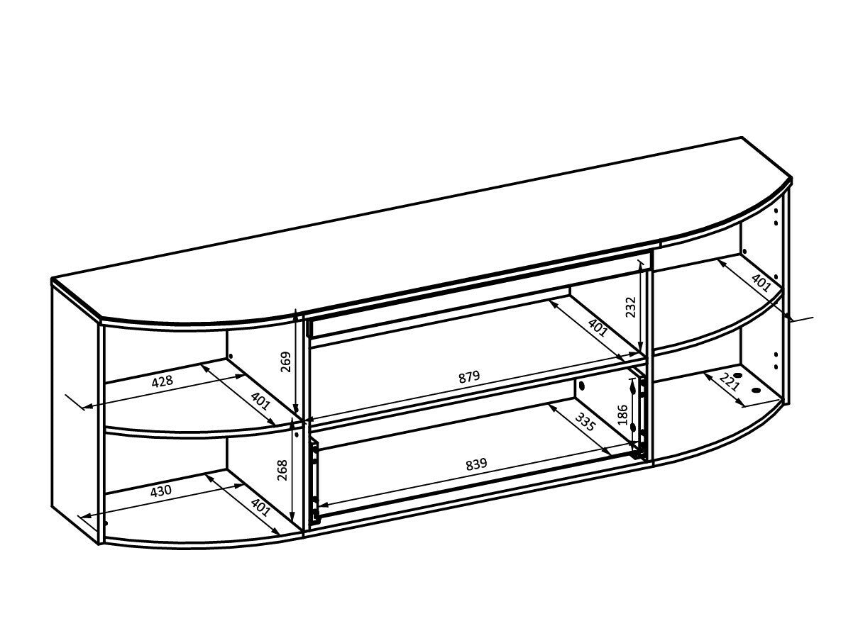 TV-bord Tenelmo 114