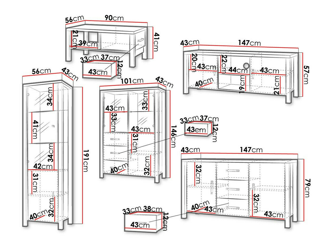 Stuemøbler-sæt Tornua 108