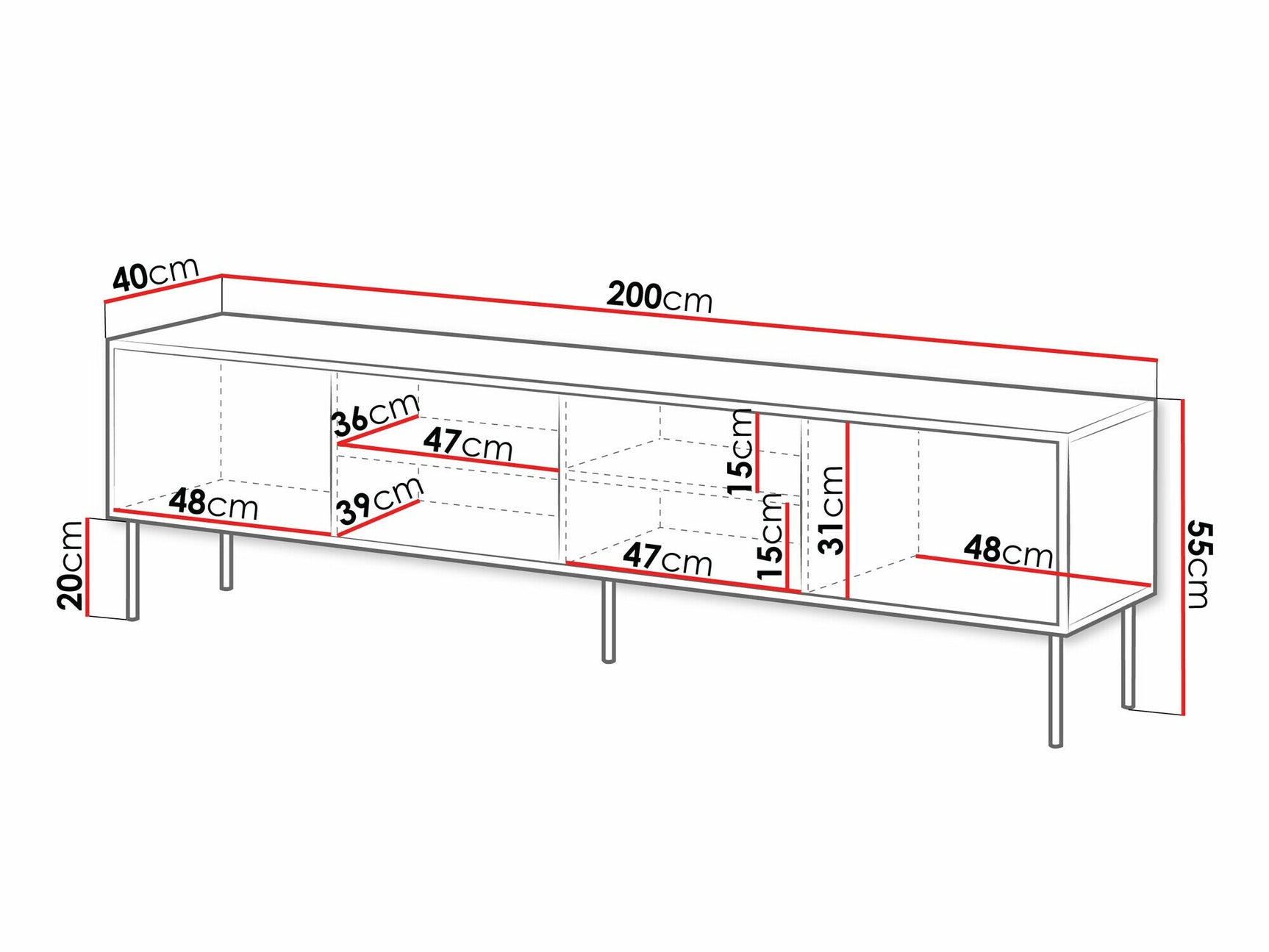 TV stand Miami Y100