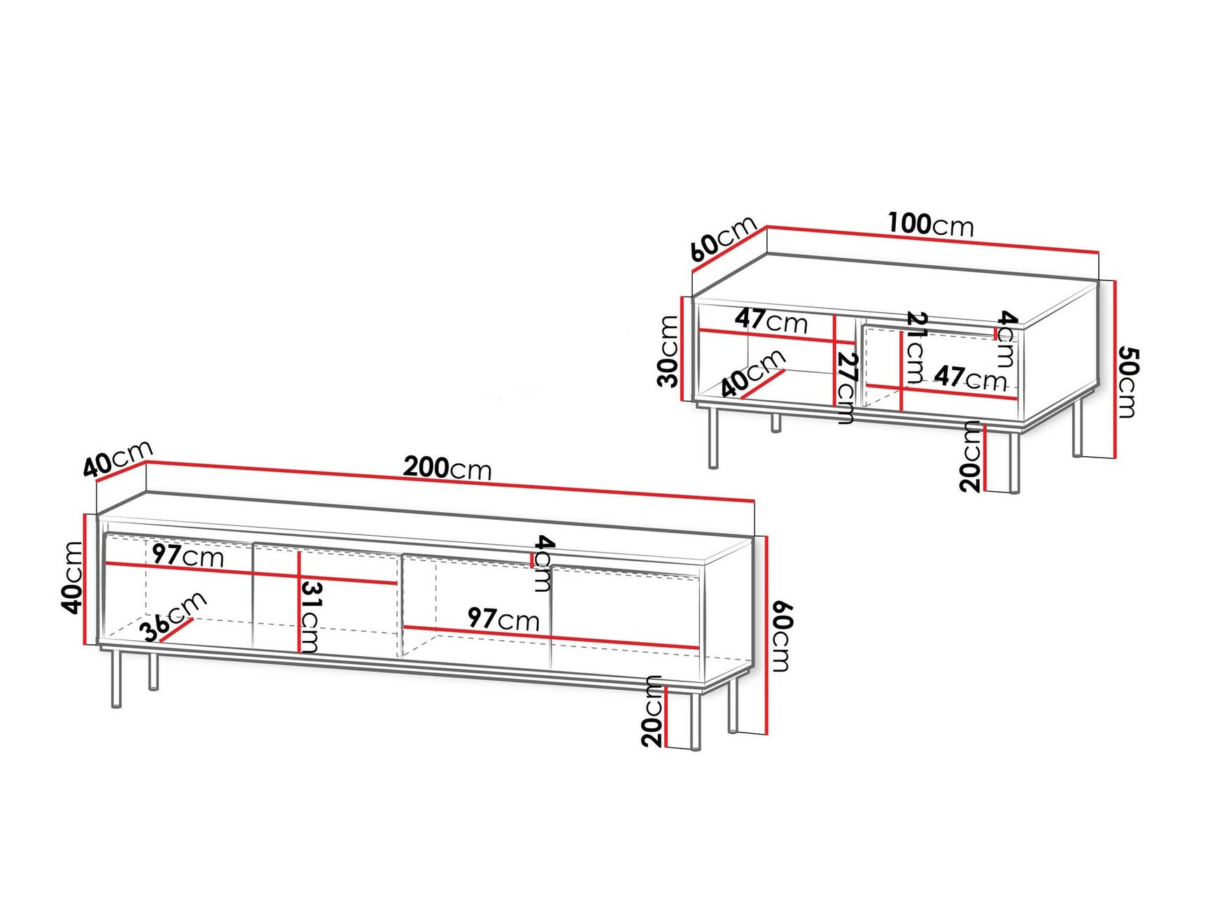 Living room set Comfivo AA104