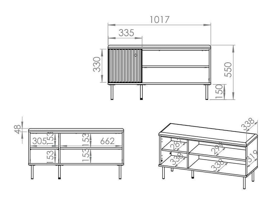 Skoskab Marmeli 116