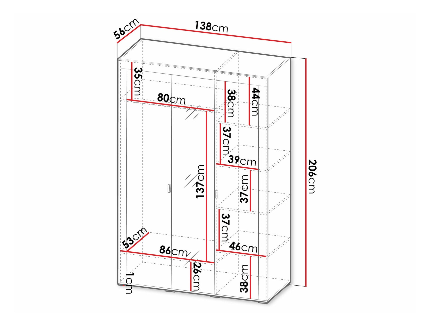 Garderobe Ogden S101