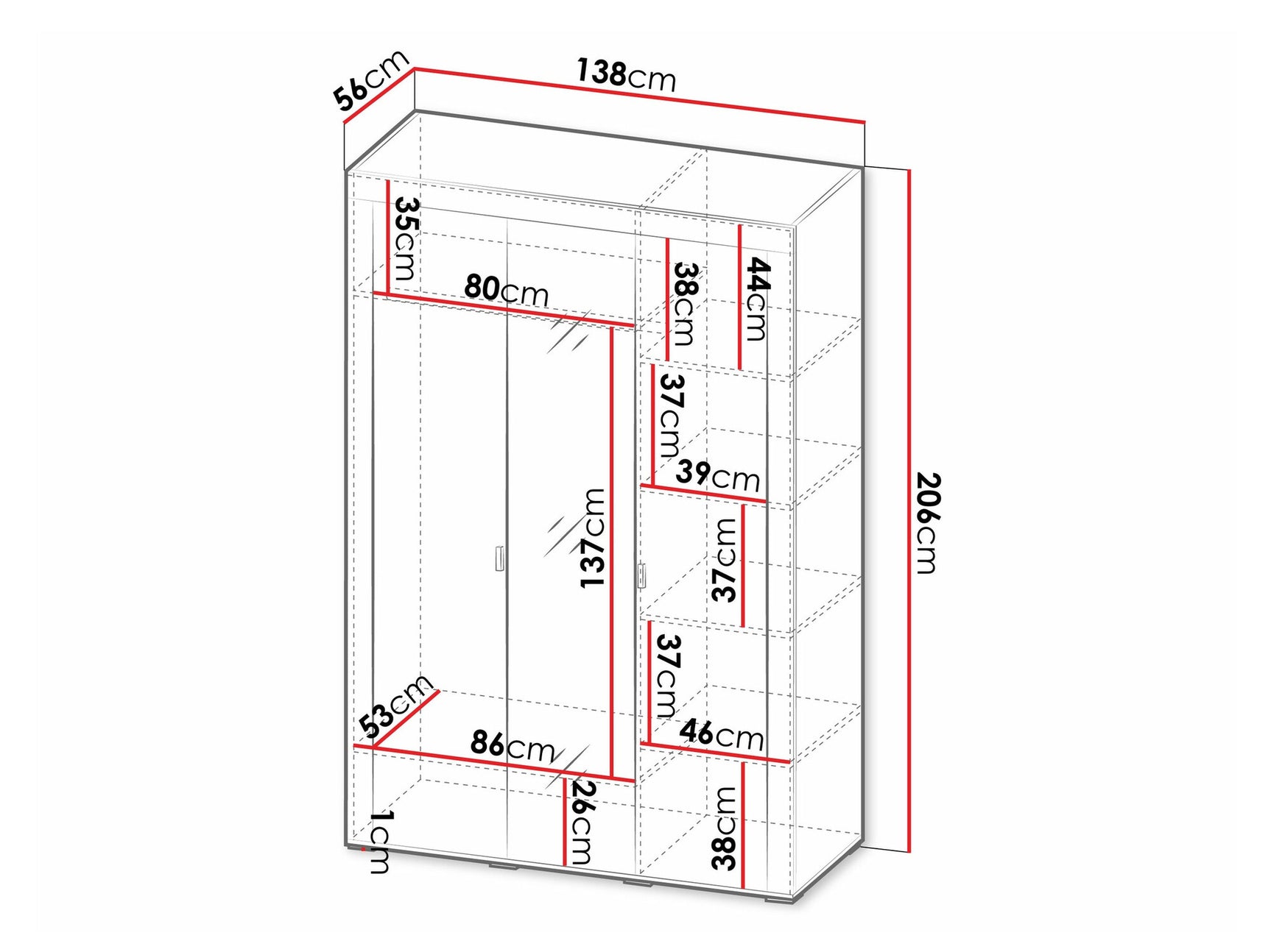 Garderobe Ogden S101