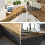 Modulopbygget køkkensæt Wood Grey 137