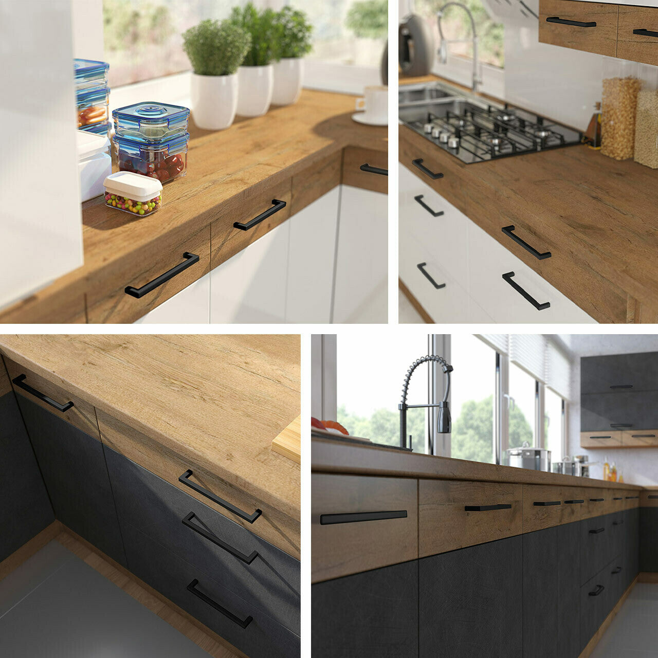 Modulopbygget køkkensæt Wood Grey 137