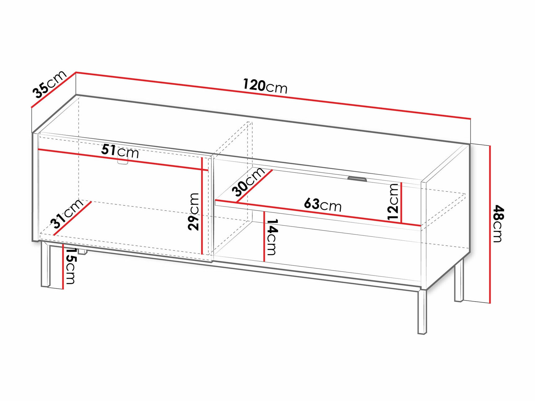 TV stand Comfivo AB103