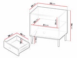 Bedside table Comfivo AB105