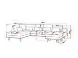 Hjørnesofa Floromo 121
