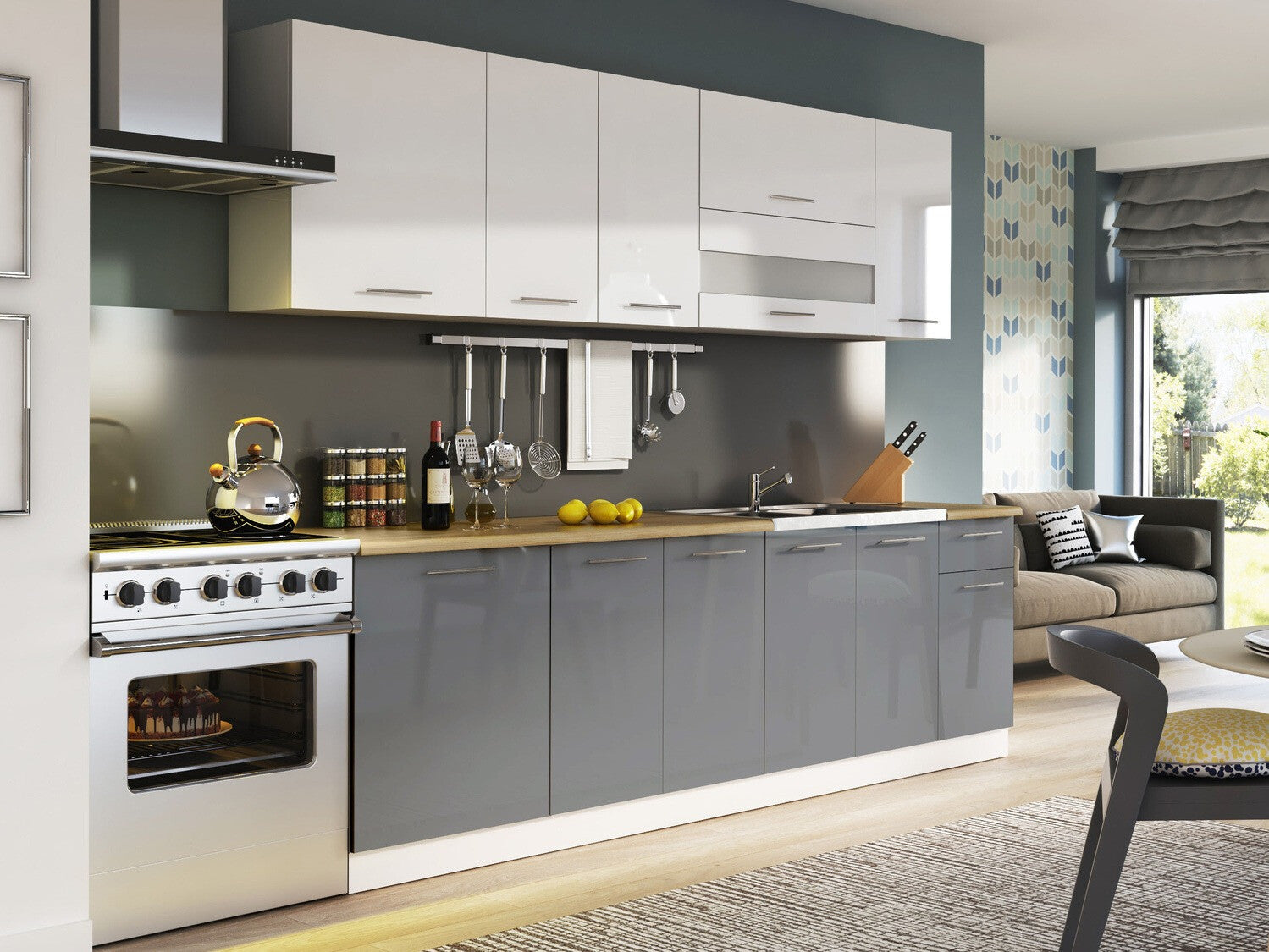 Modulopbygget køkkensæt Tiffa Mix 108