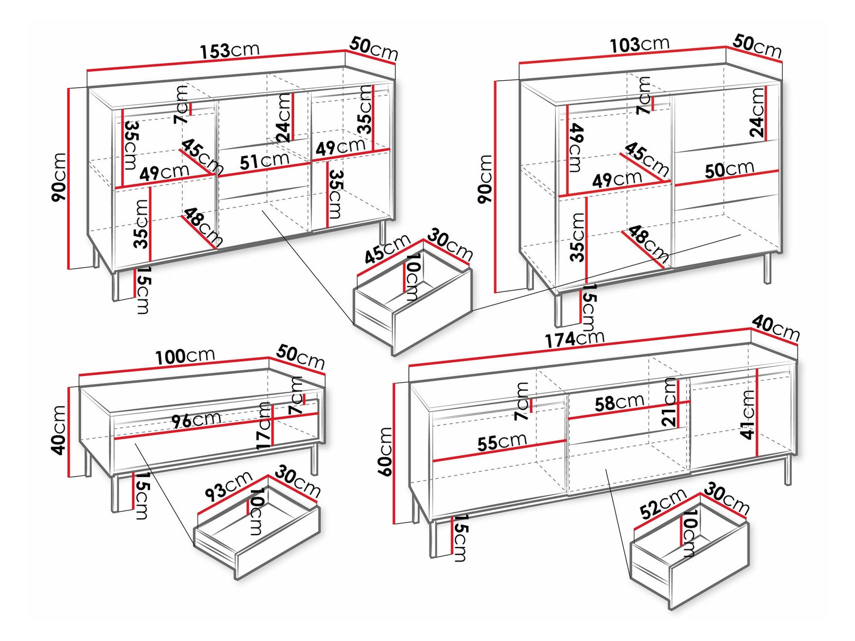Living room set Comfivo T106