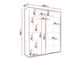 Garderobe Murrieta 180