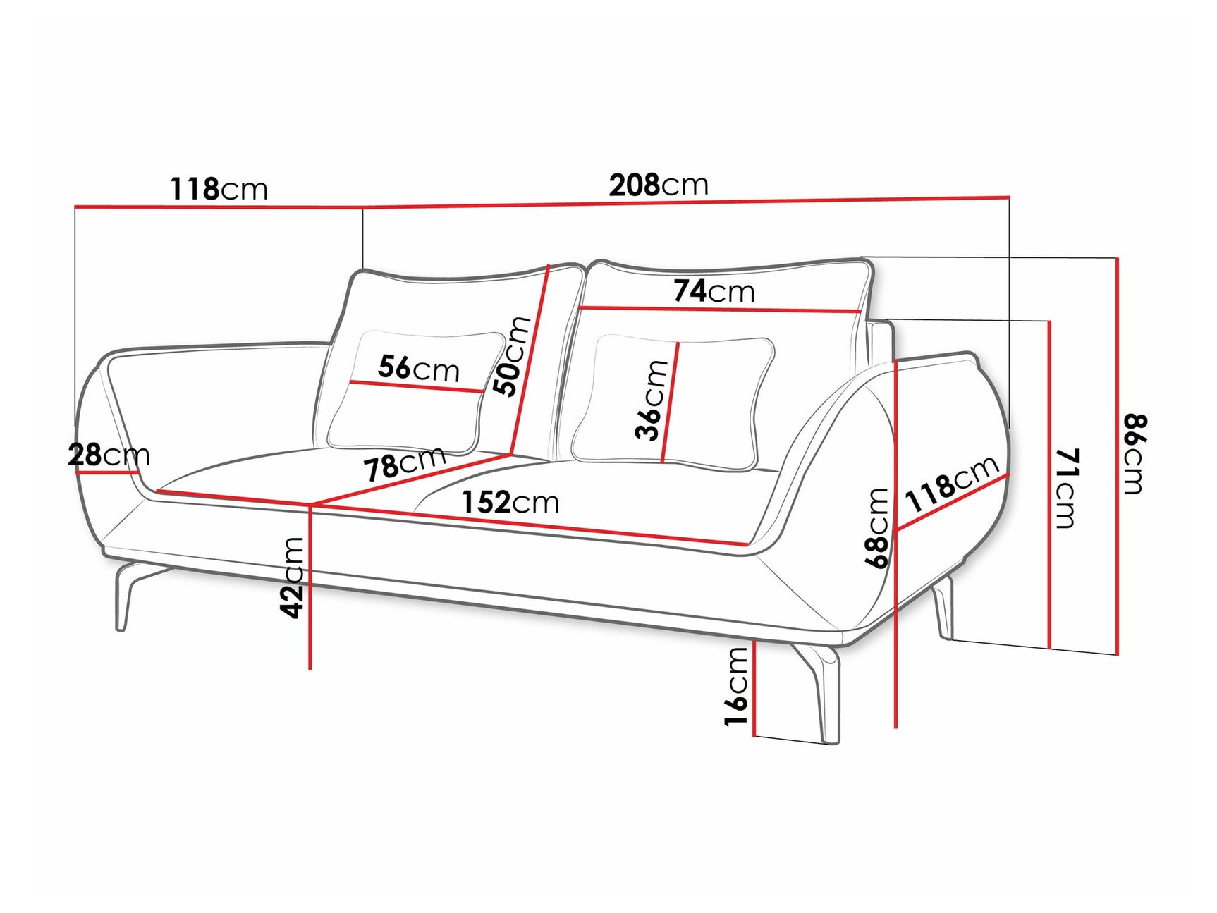 Sofa Lincoln 196