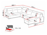 Hjørnesofa Etrcala 110
