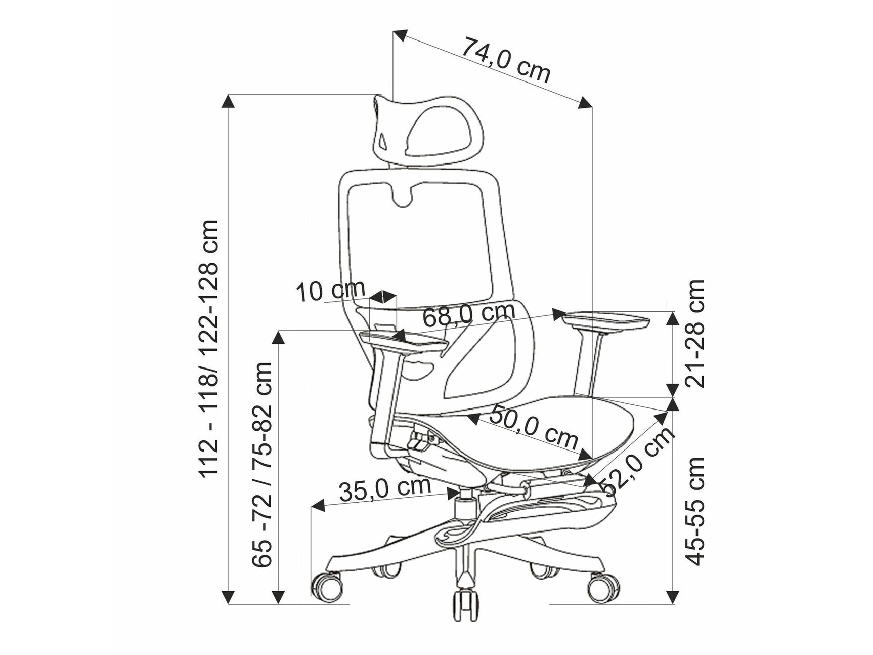 Kontorstol Houston 1844