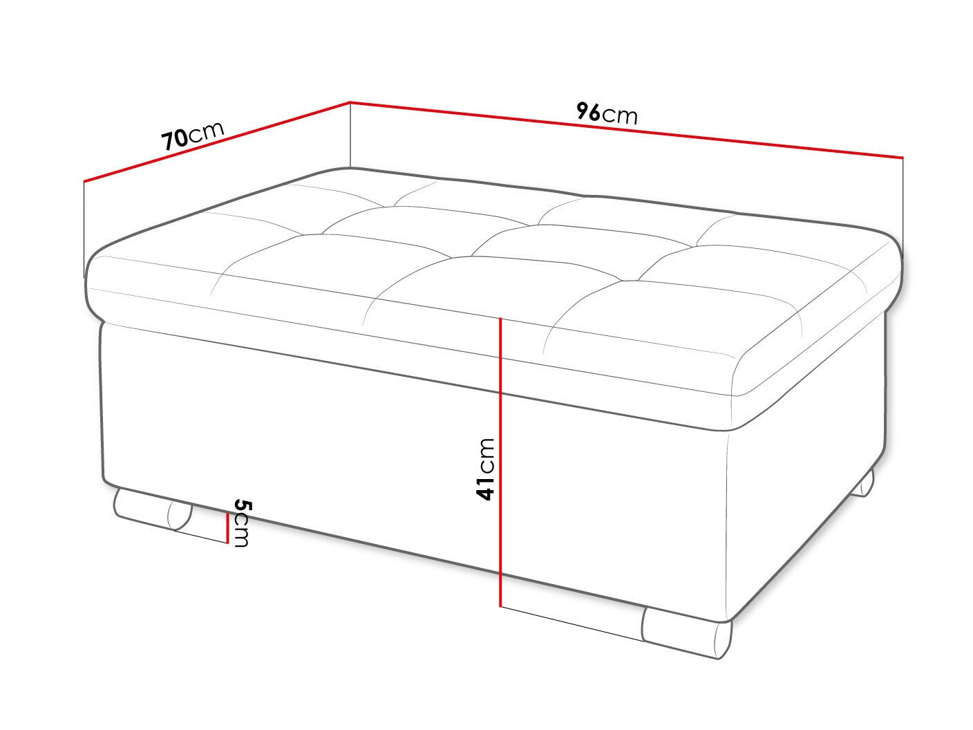 Polstret bænk Comfivo 118