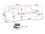 Hjørnesofa Columbus 187