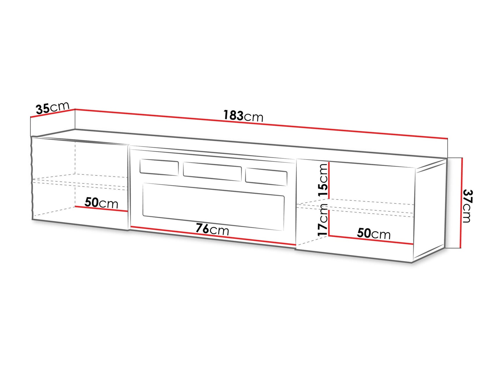 TV-bord Charlotte 206