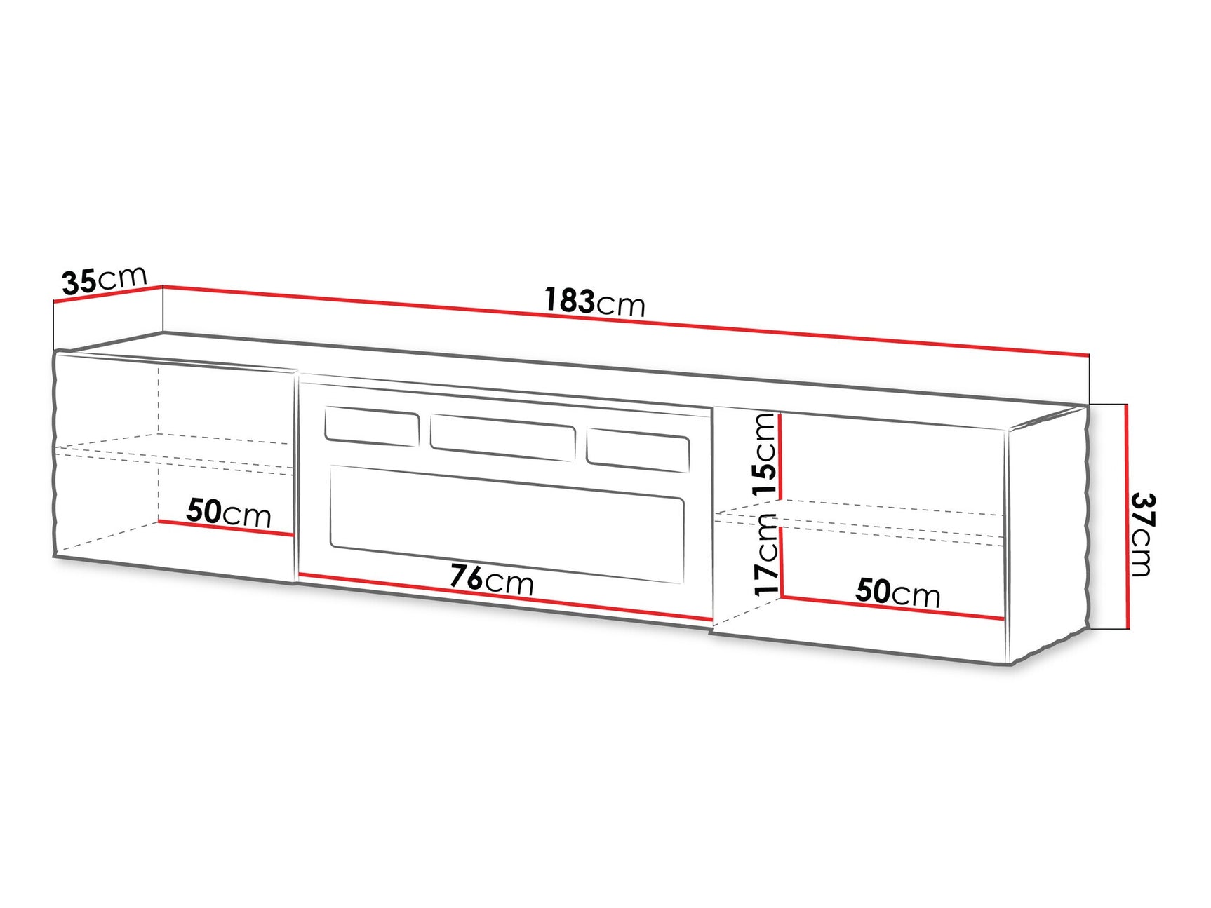 TV-bord Charlotte 207