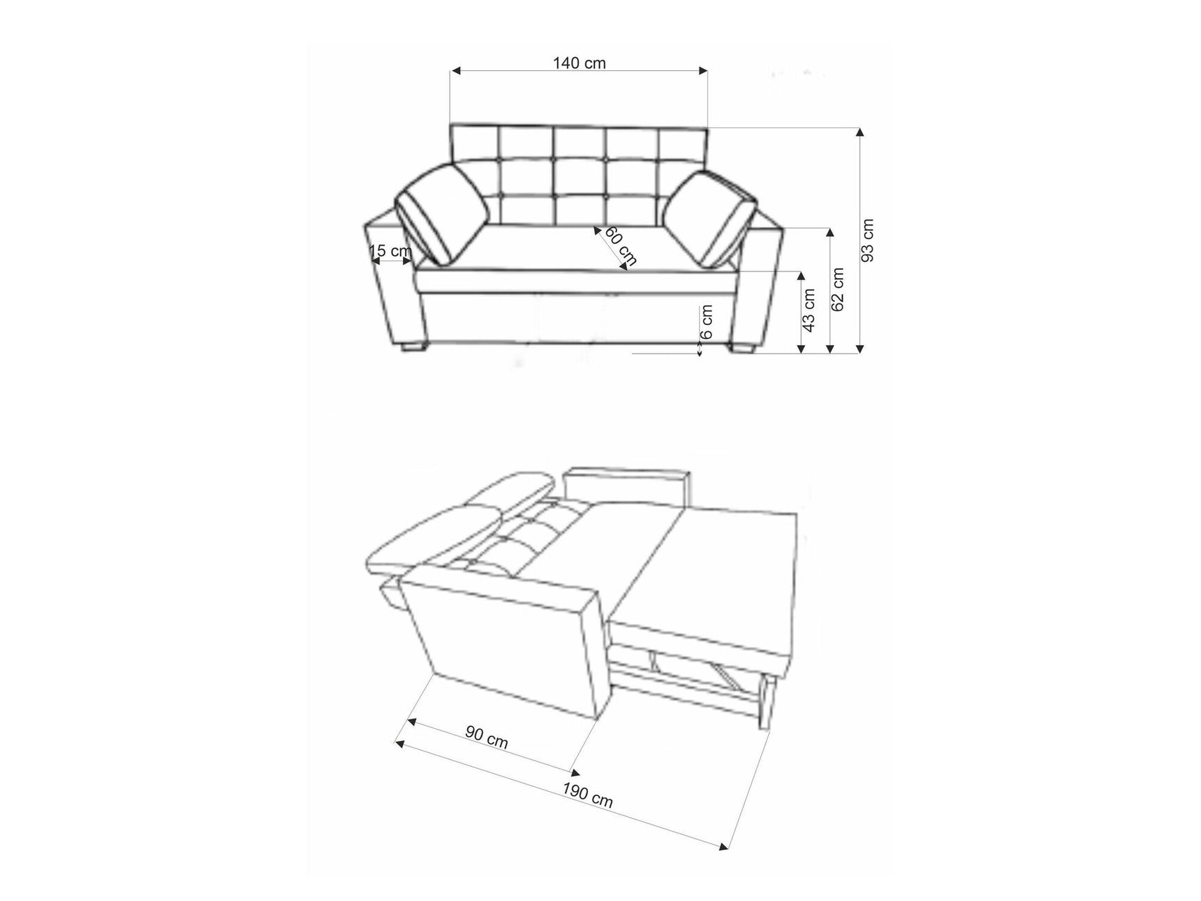 Sovesofa Houston 1847