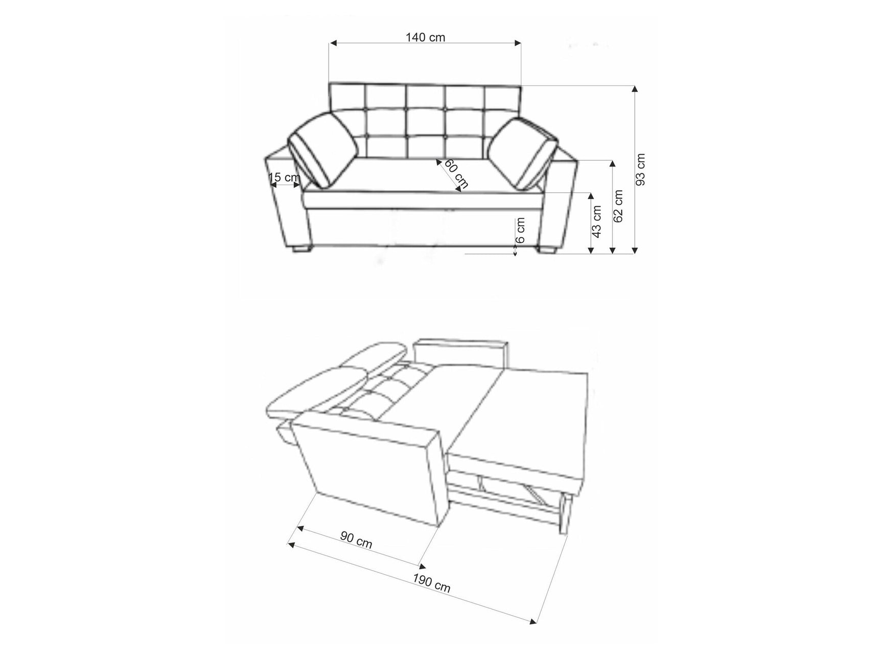 Sovesofa Houston 1847