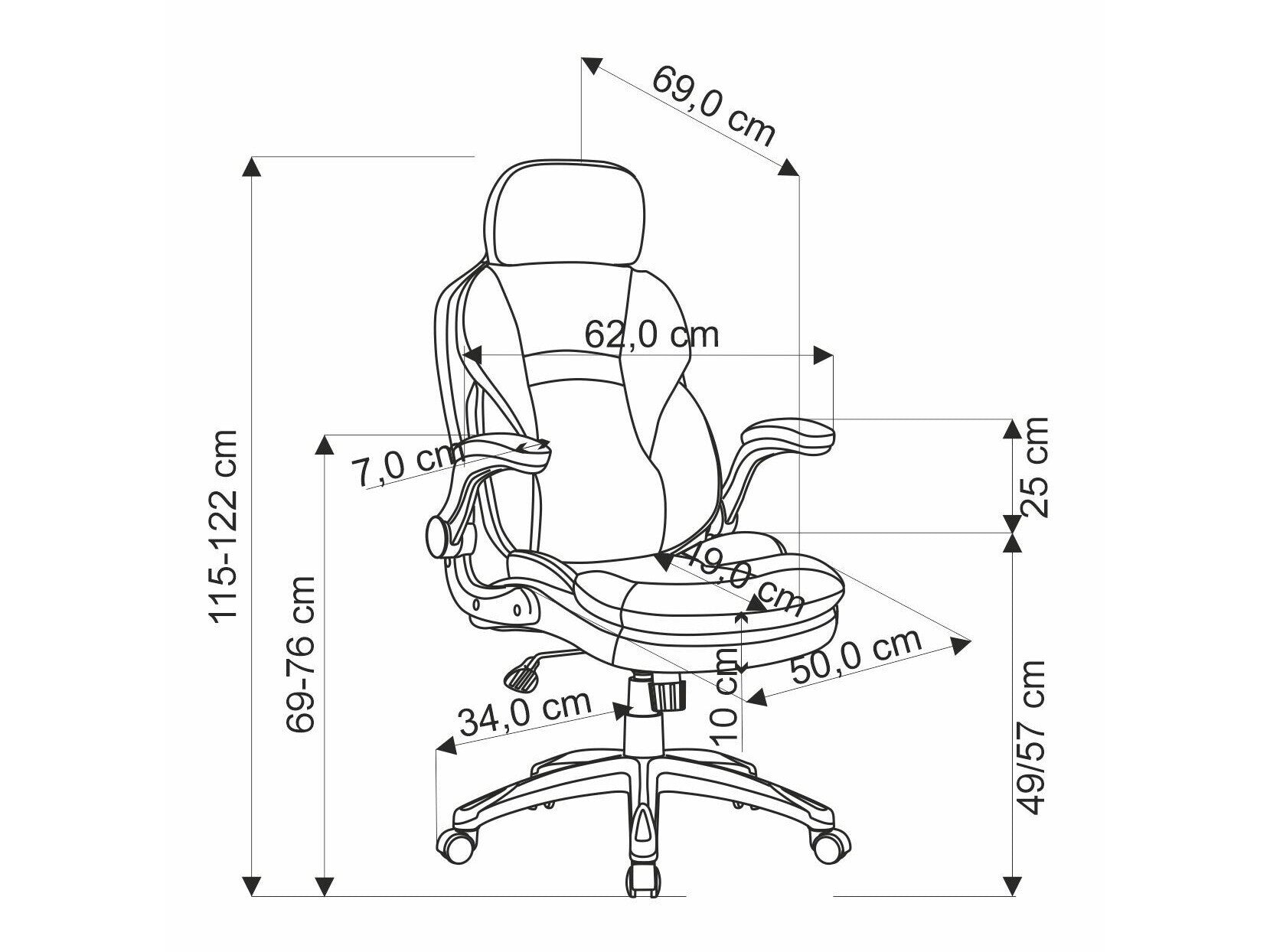 Kontorstol Houston 1855