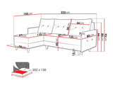 Hjørnesofa Muncie 101