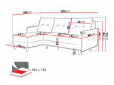 Hjørnesofa Muncie 101