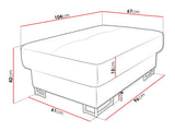 Upholstered bench Comfivo 238