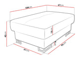 Upholstered bench Comfivo 238