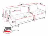 Sovesofa Stonecrest 102