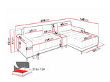 Hjørnesofa Stonecrest 100