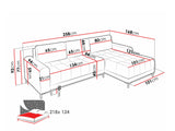 Hjørnesofa Stonecrest 100