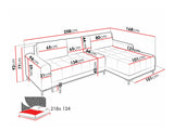 Hjørnesofa Stonecrest 100