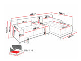 Hjørnesofa Stonecrest 100
